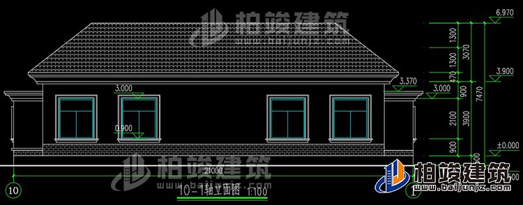 建筑立面图-简欧风格