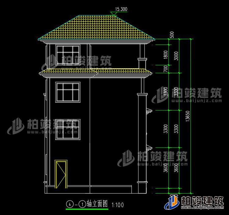 建筑立面图-简欧风格