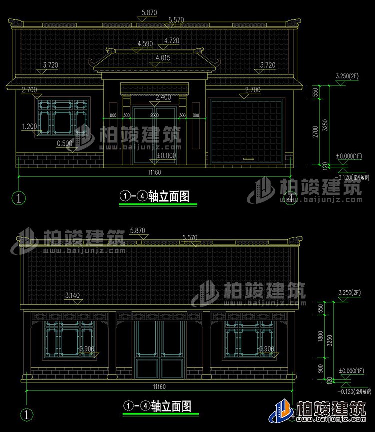 建筑立面图-新古典风格